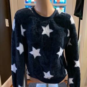 No Boundaries fussy blue with white stars.